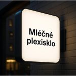 Mléčné plexisklo: malý zázrak pro světelnou reklamu i design interiéru